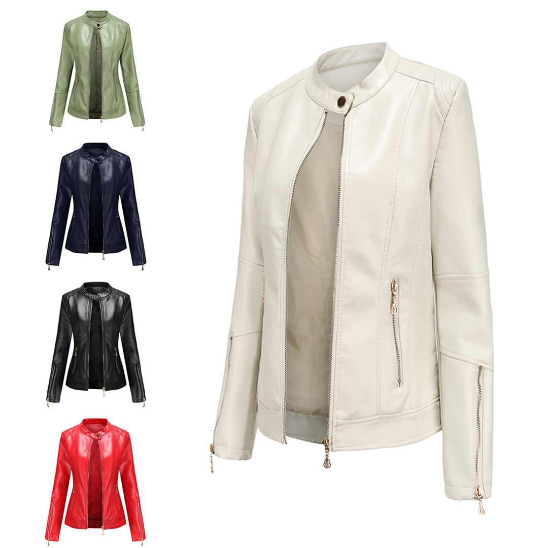 FRANICA - Veste en cuir élégante pour un look sophistiqué