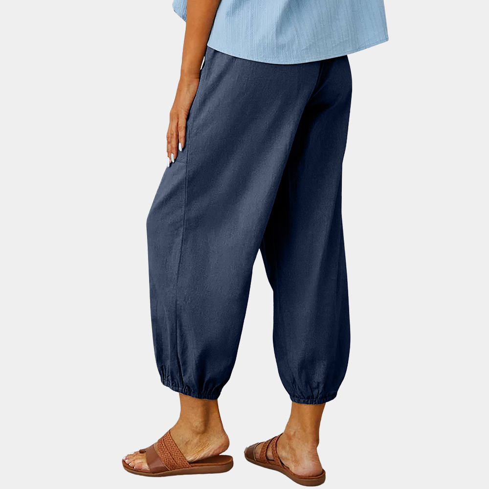 Pantalon pour femmes élégant et confortable avec jambes larges à la mode