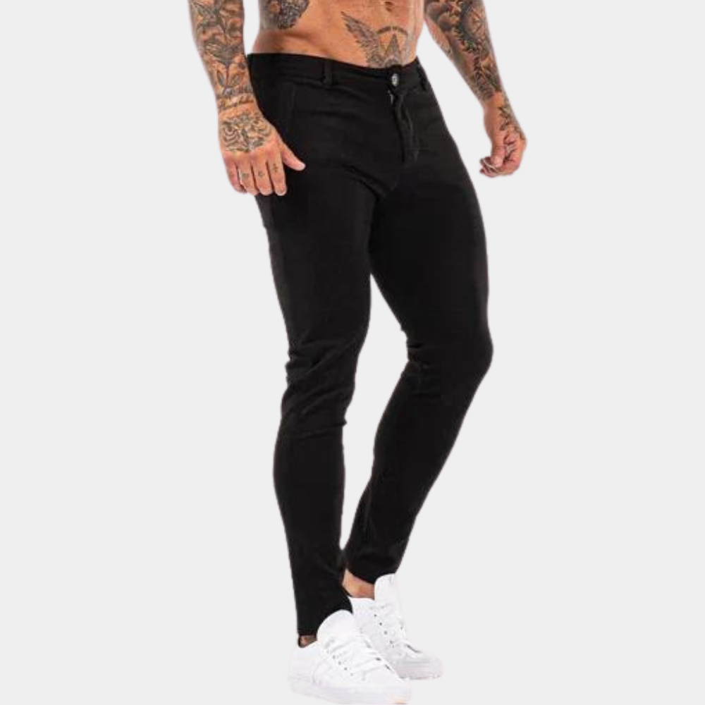 Pantalon de coupe décontractée pour homme, élégant et confortable