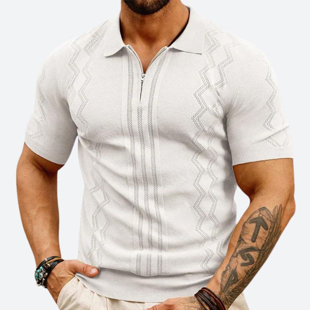 Polo zippé Hendrix élégant - Parfait pour toutes les occasions !