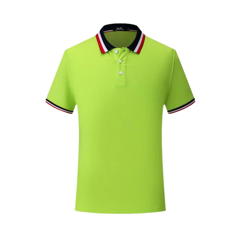 Polo d'été élégant avec col rayé - Jurn