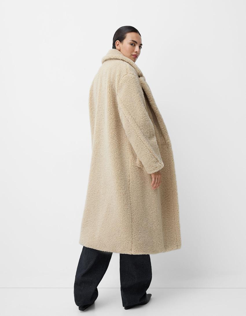 Wendy | Manteau long en peluche avec doublure chaude pour femme