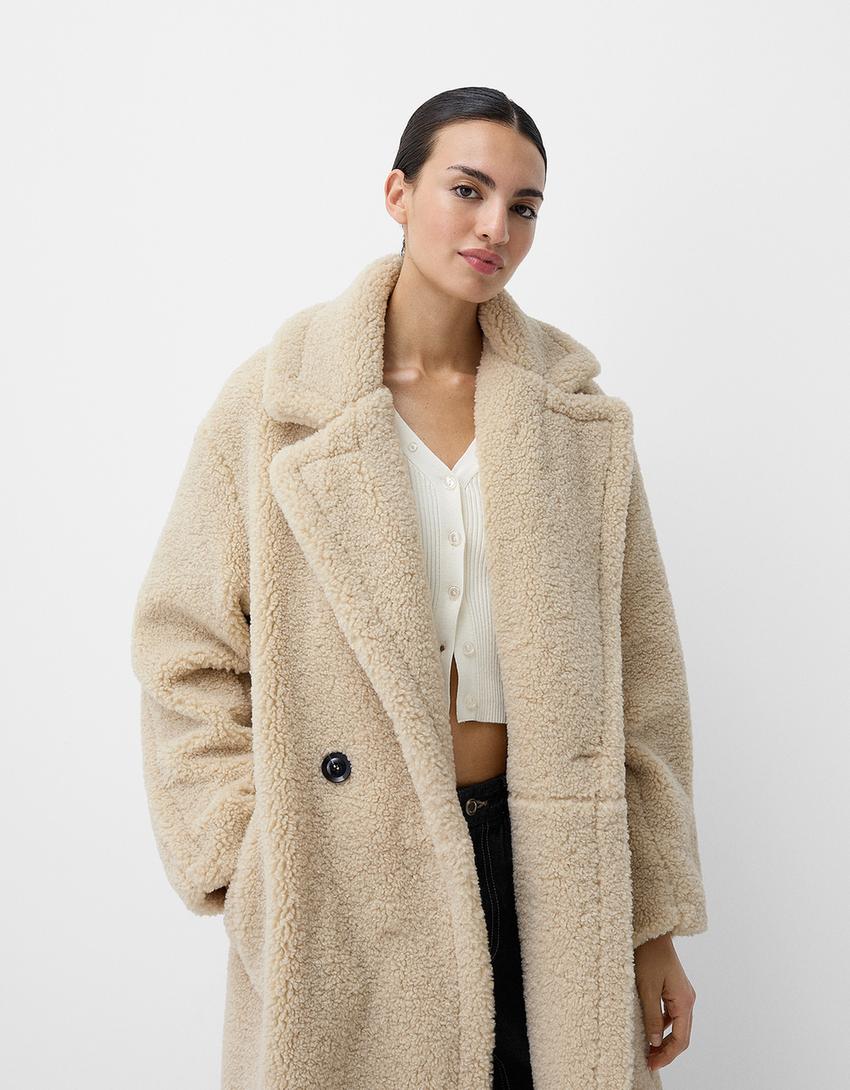 Wendy | Manteau long en peluche avec doublure chaude pour femme