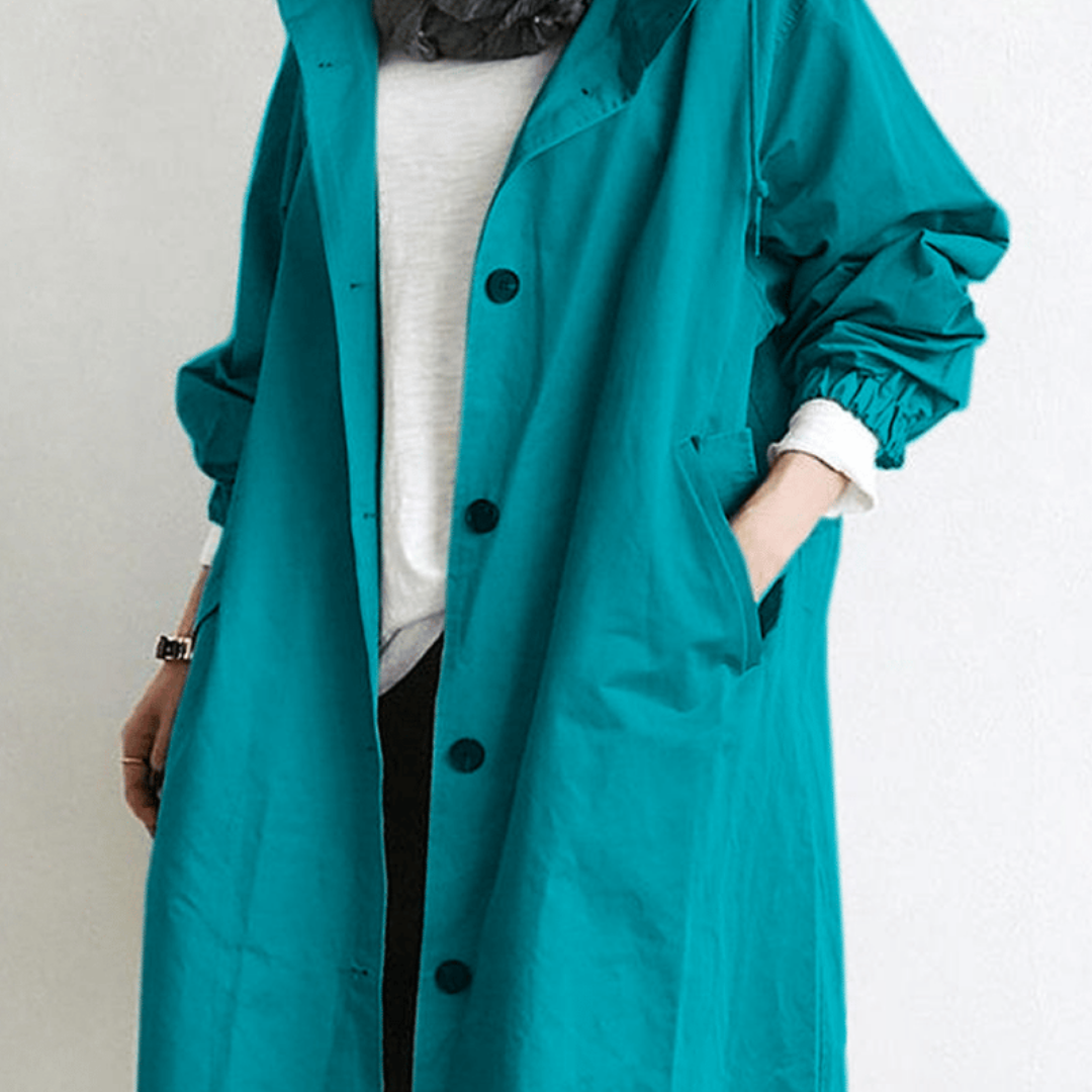 Geoffrey | Manteau long imperméable pour femme