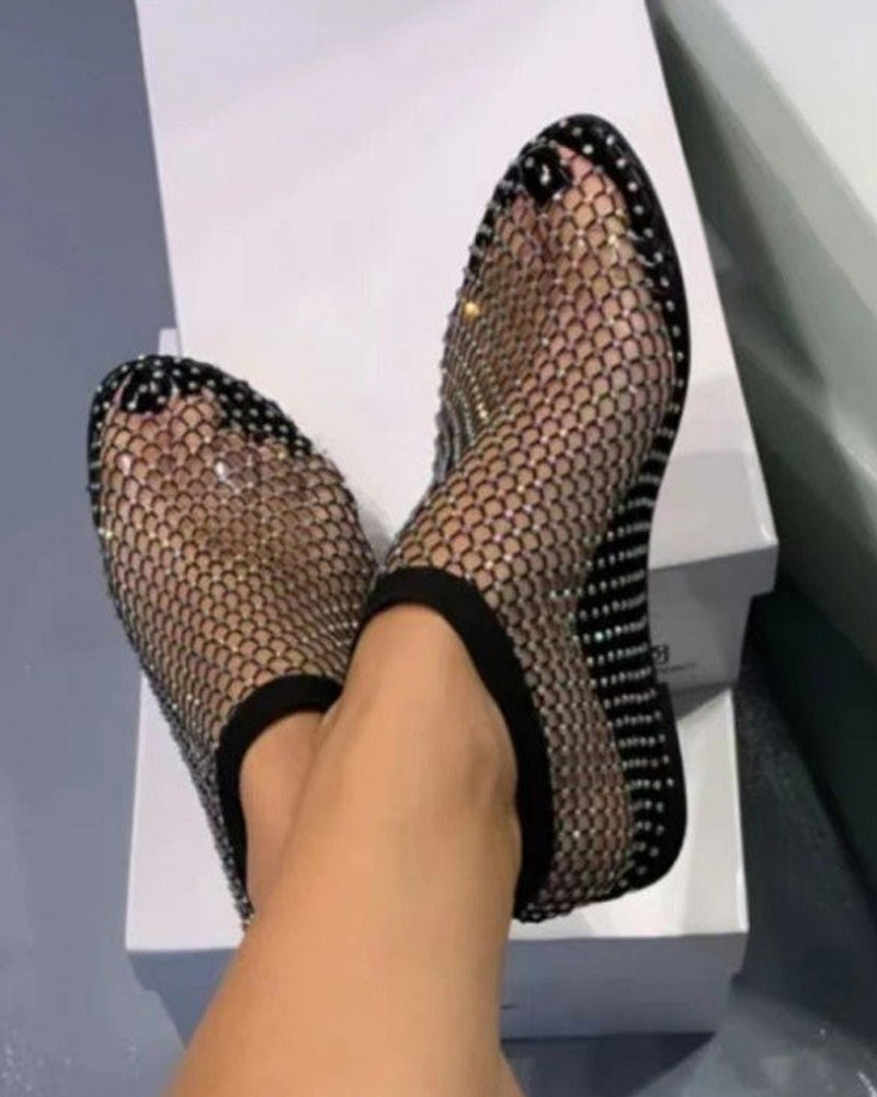 Jessie - Ballerines élégantes et brillantes pour femmes