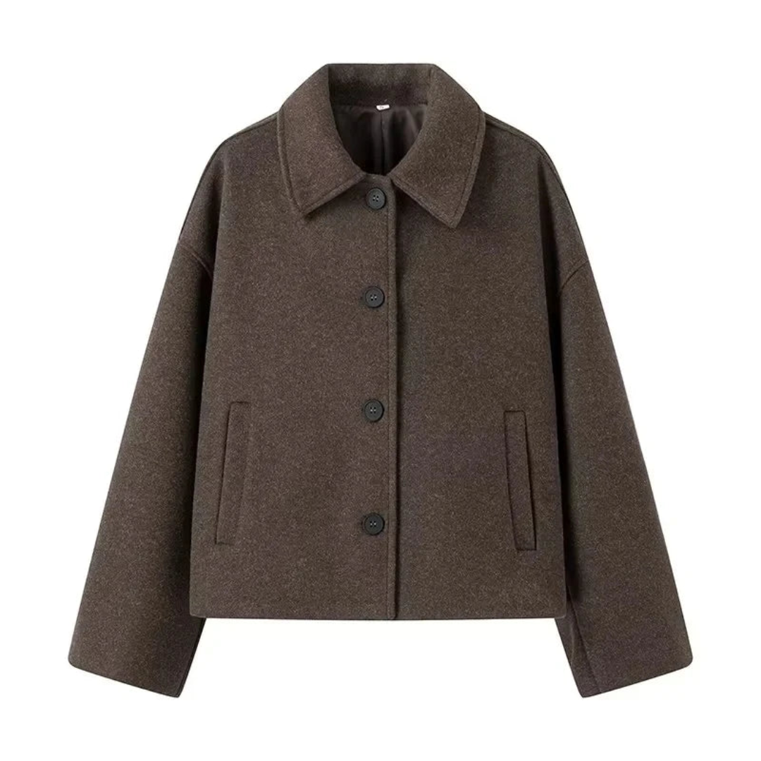Catrin | Manteau boutonné oversize et chaud pour femme