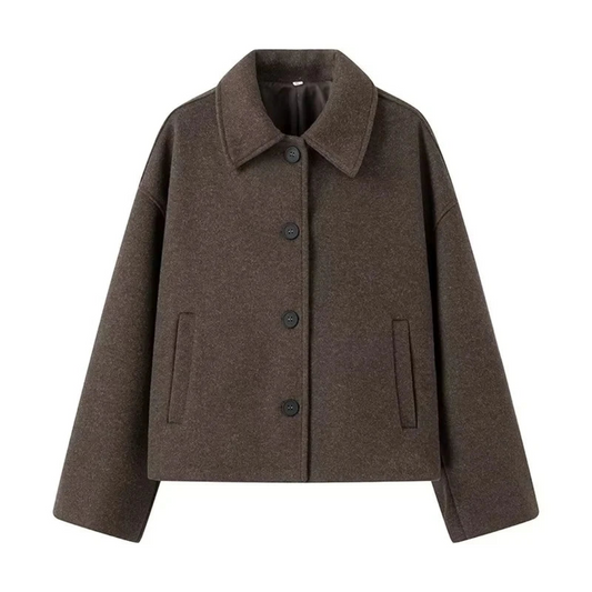 Catrin | Manteau boutonné oversize et chaud pour femme