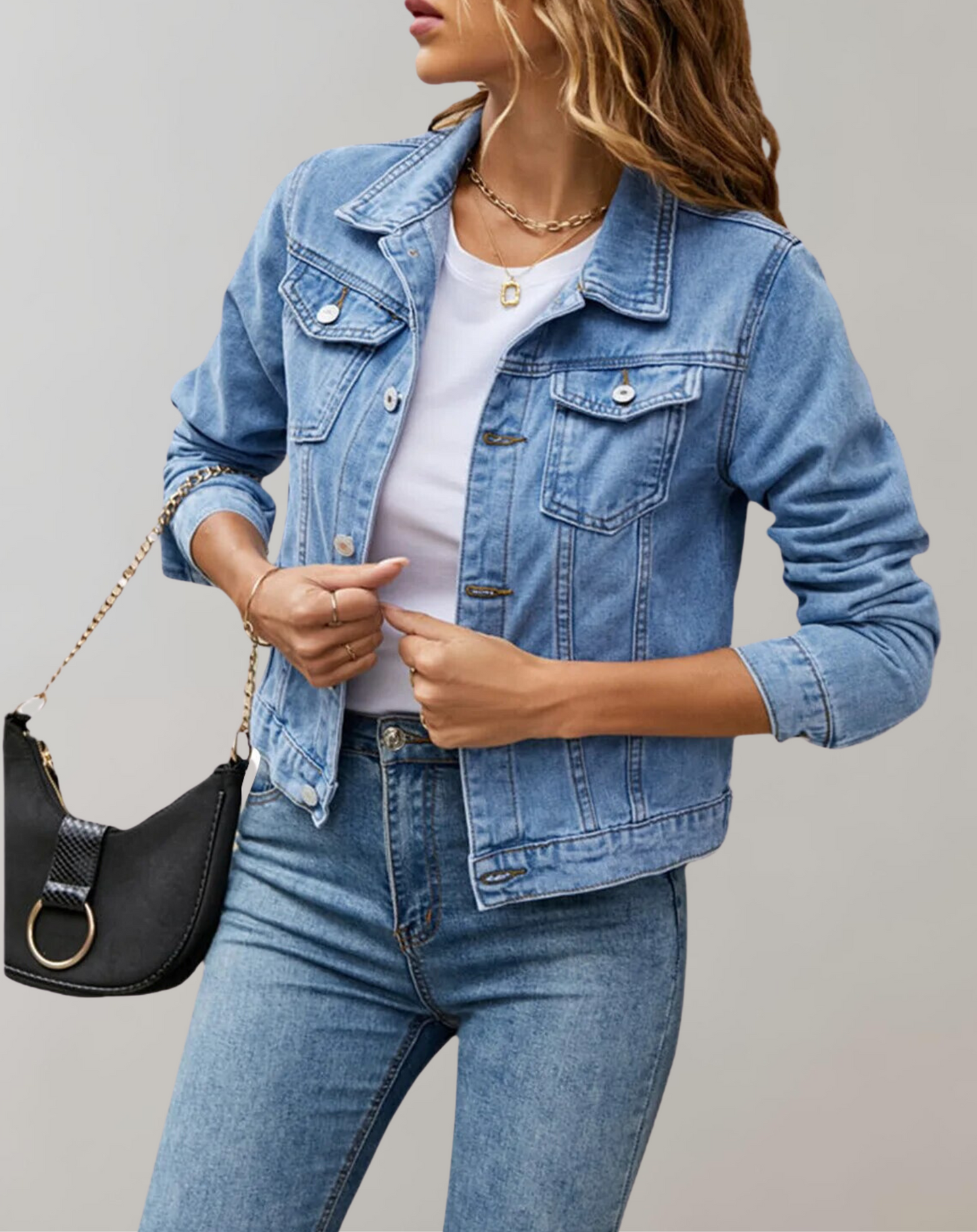 Lucinda | Chemise Décontractée à Manches Longues avec Col Simple pour Femme