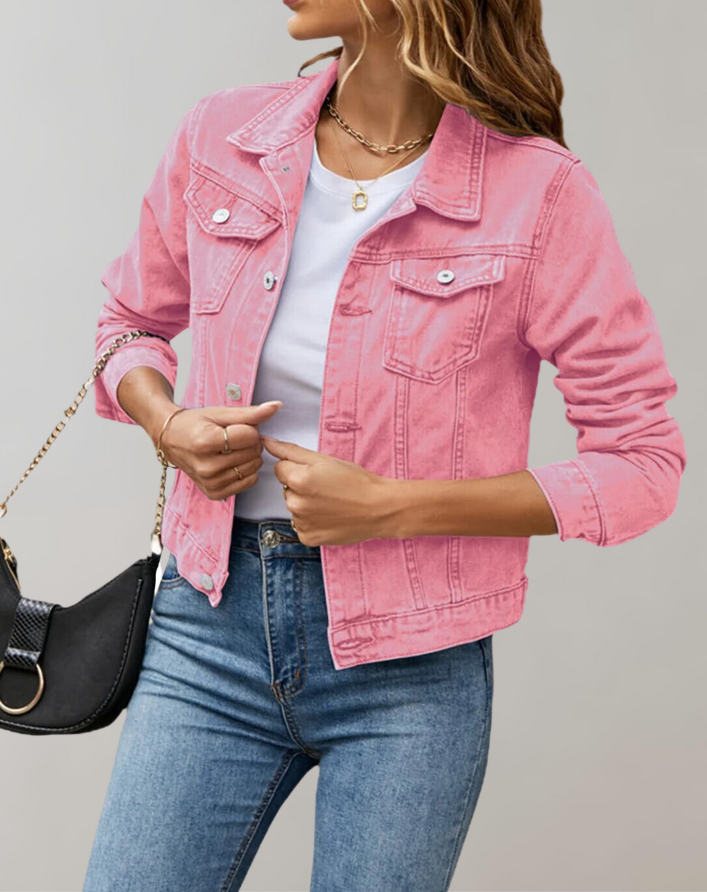 Lucinda | Chemise Décontractée à Manches Longues avec Col Simple pour Femme