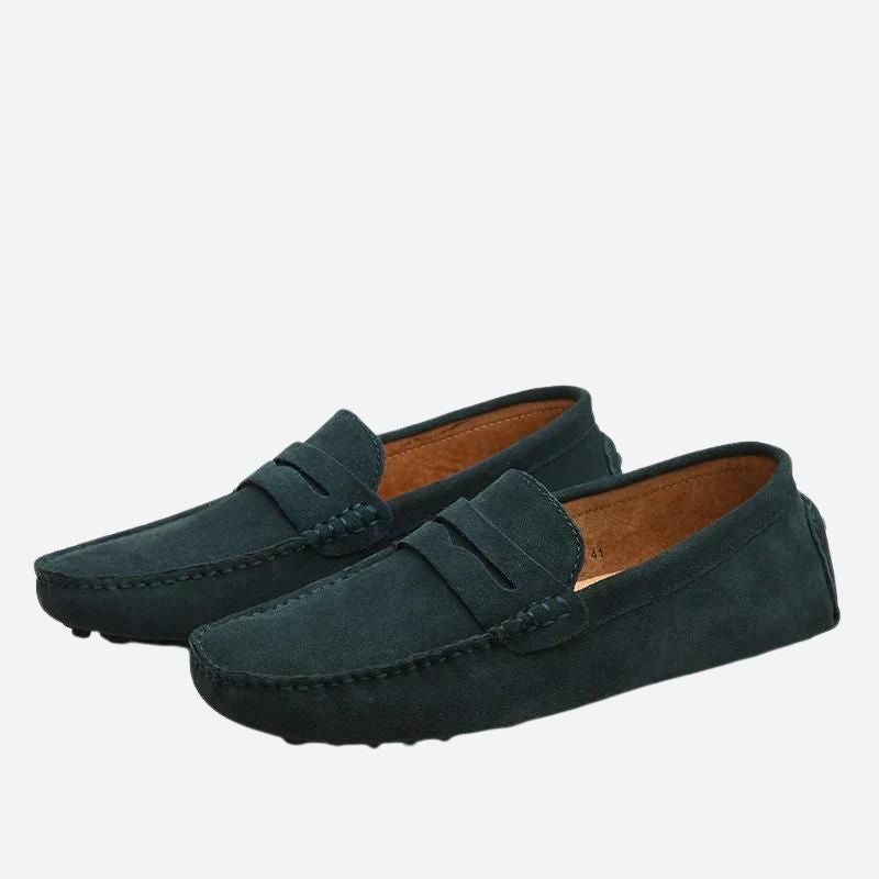 Elegant Italian Suede Loafers - Eagle