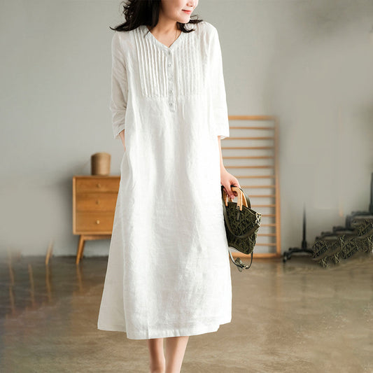 ALIYAH - Robe d'été élégante et confortable