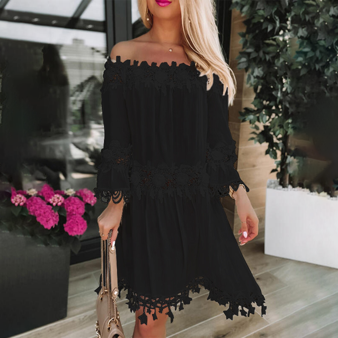 DOROTA - Élégante robe décolletée pour un look sophistiqué