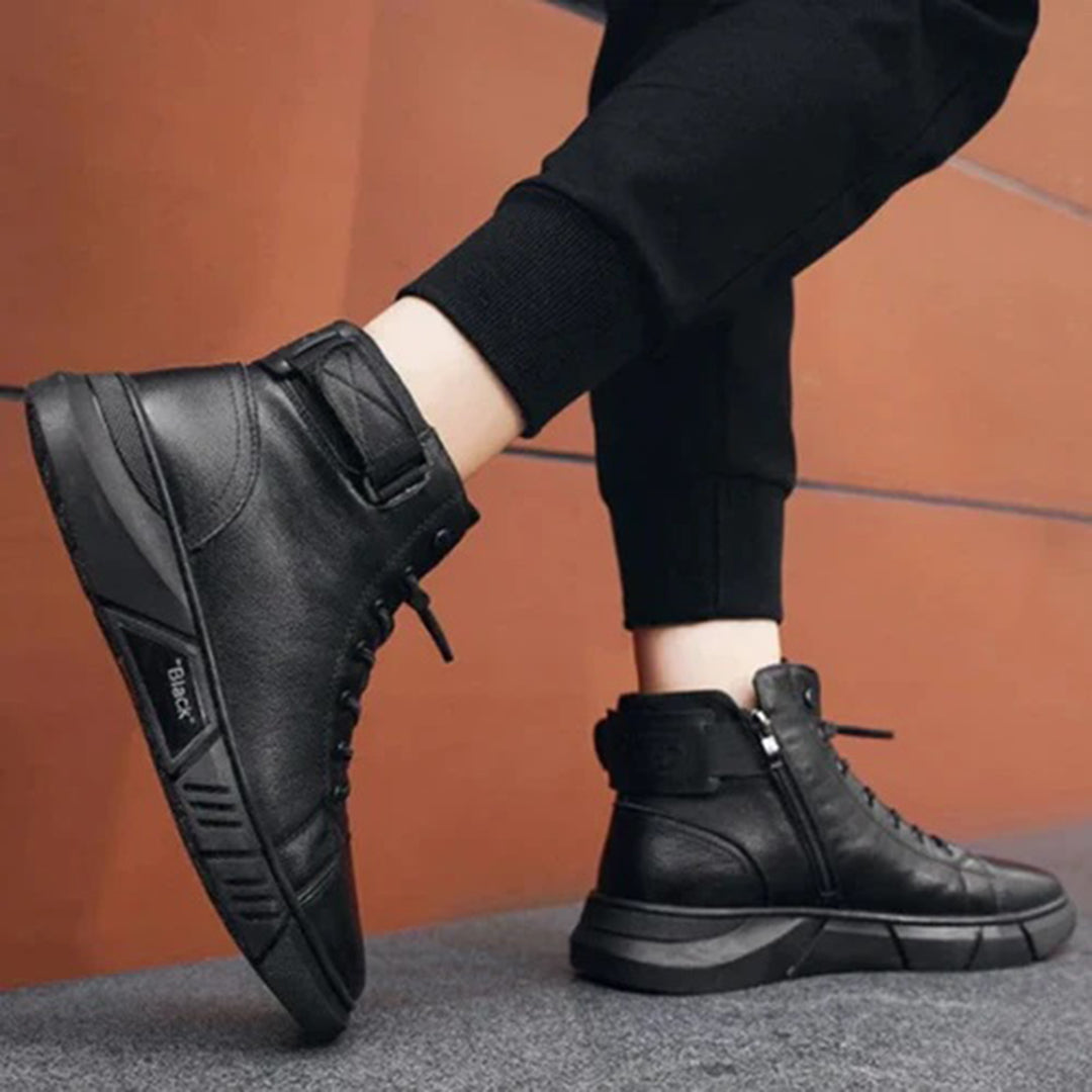 Stylish Black Cozy Boots by ADELMO