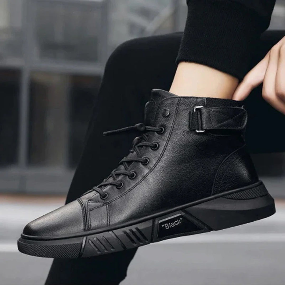 Stylish Black Cozy Boots by ADELMO