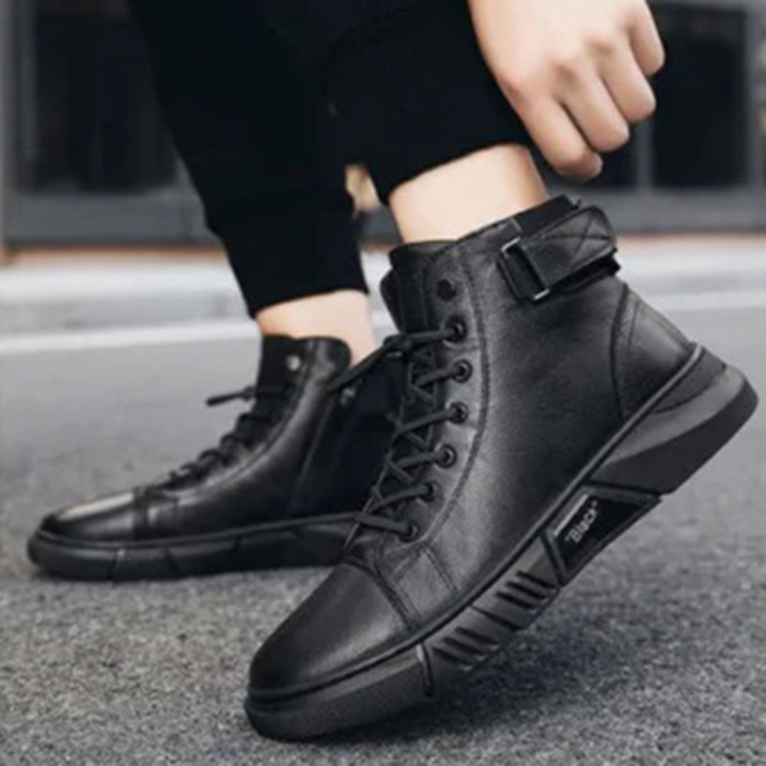 Stylish Black Cozy Boots by ADELMO