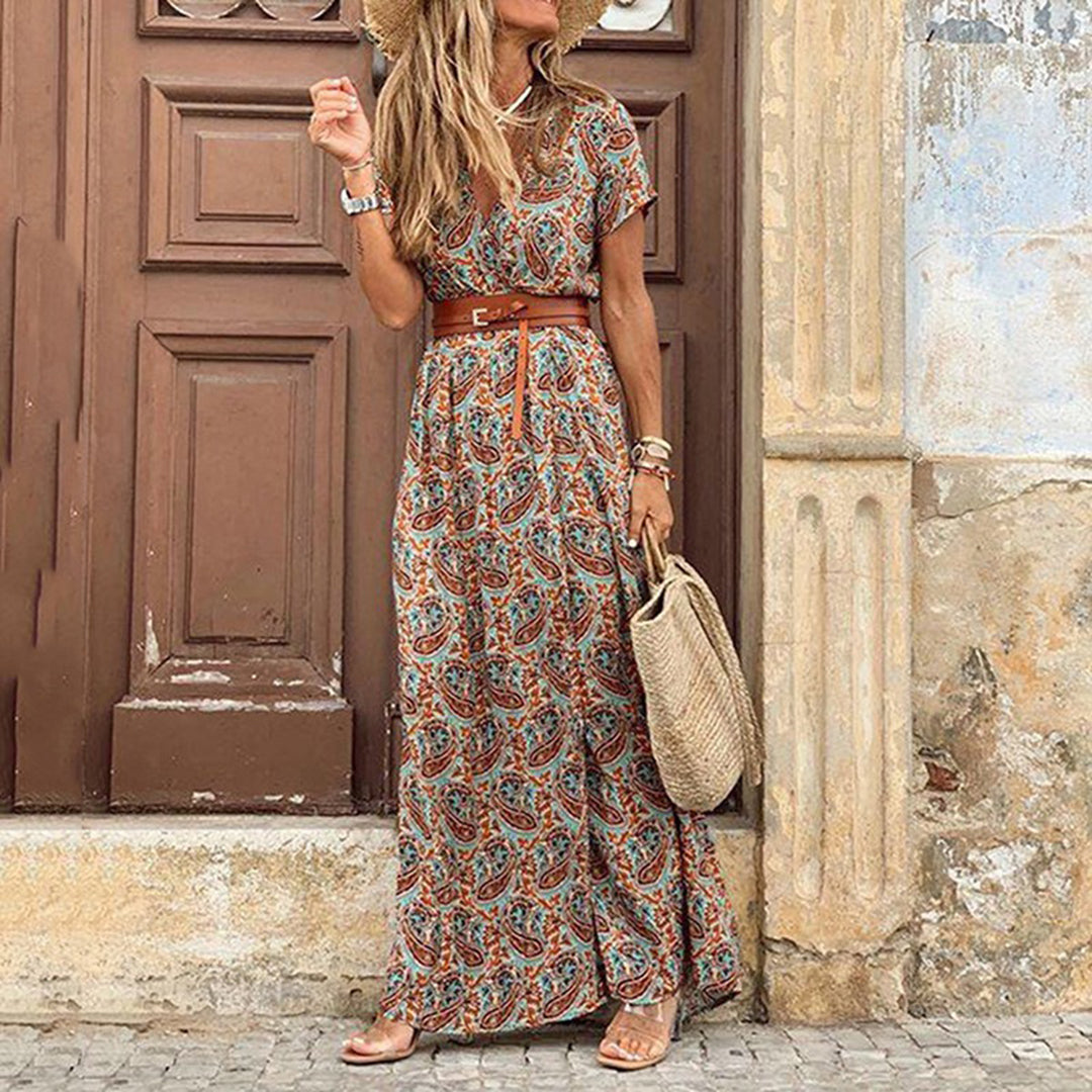 AGNES - Robe boho chic et sophistiquée pour un look intemporel