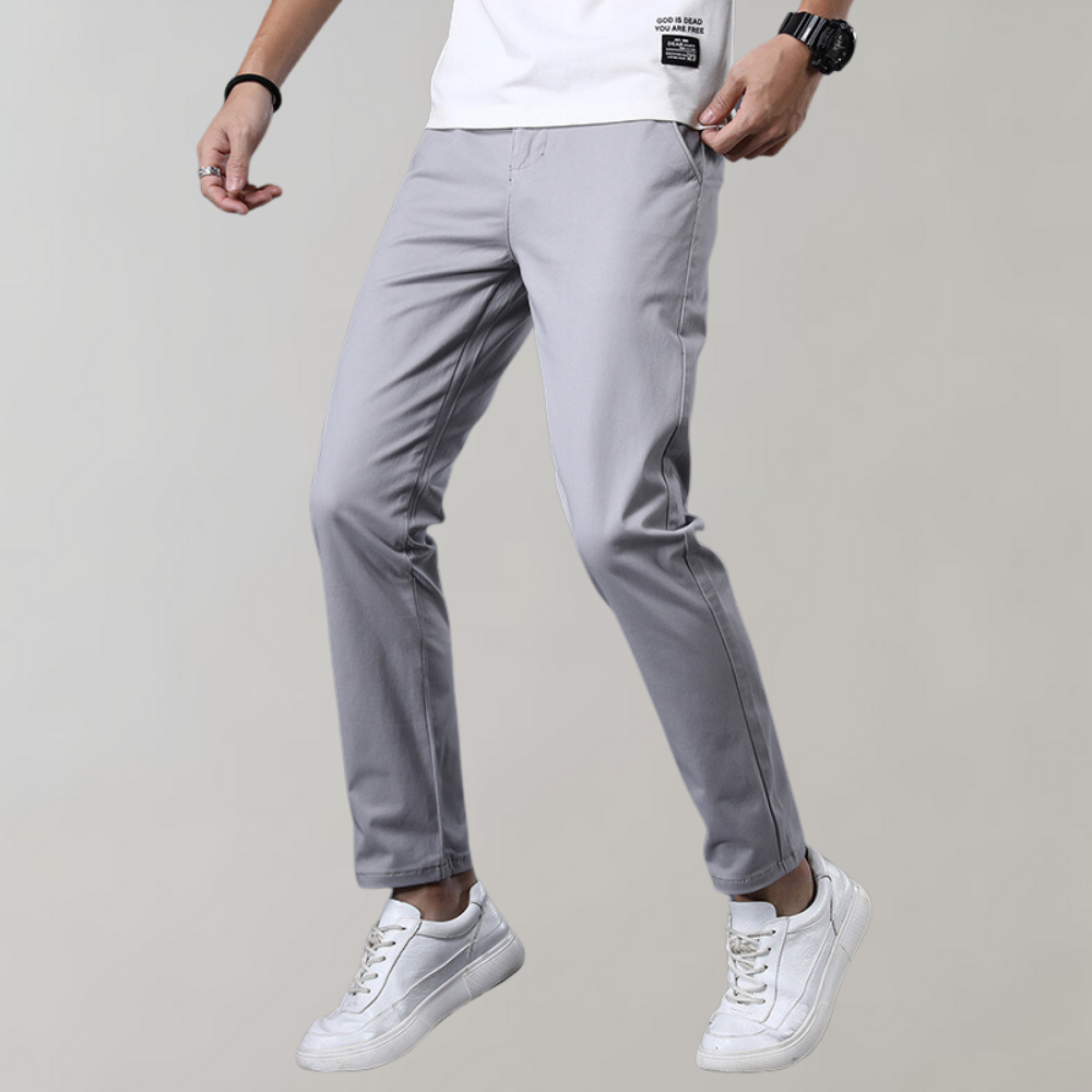 Konrad - Pantalon chino slim tendance pour un style décontracté et chic