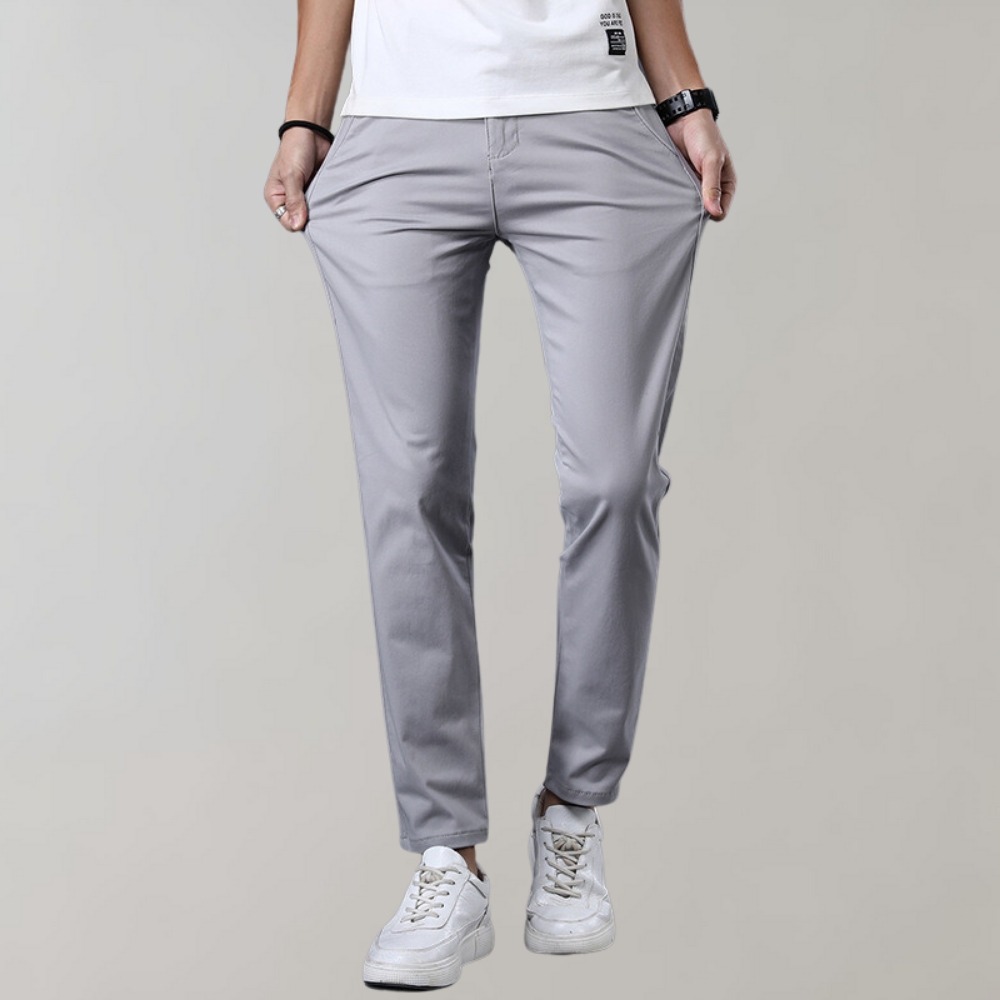 Konrad - Pantalon chino slim tendance pour un style décontracté et chic
