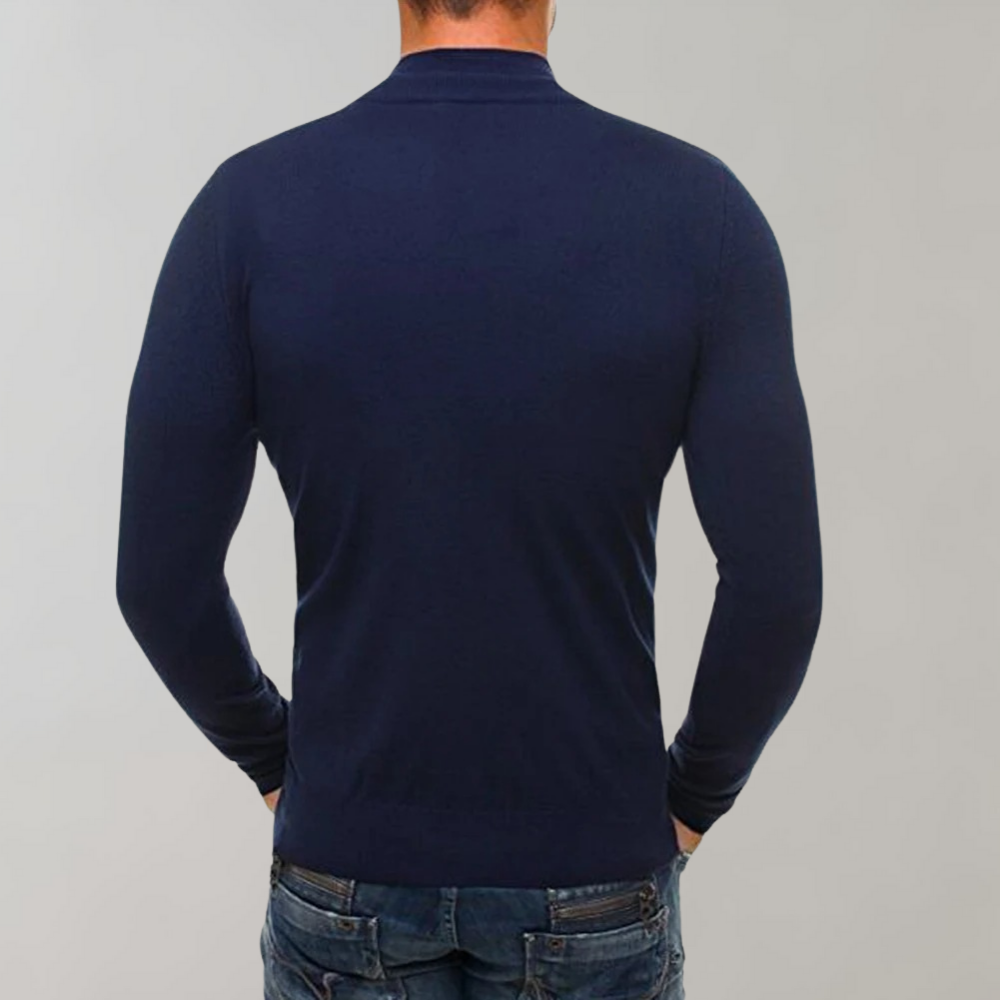 Fredrik - Sweat confortable pour homme avec fermeture éclair pratique