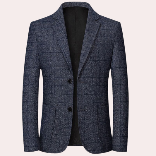 Mimir - Blazer formel rétro à carreaux pour homme