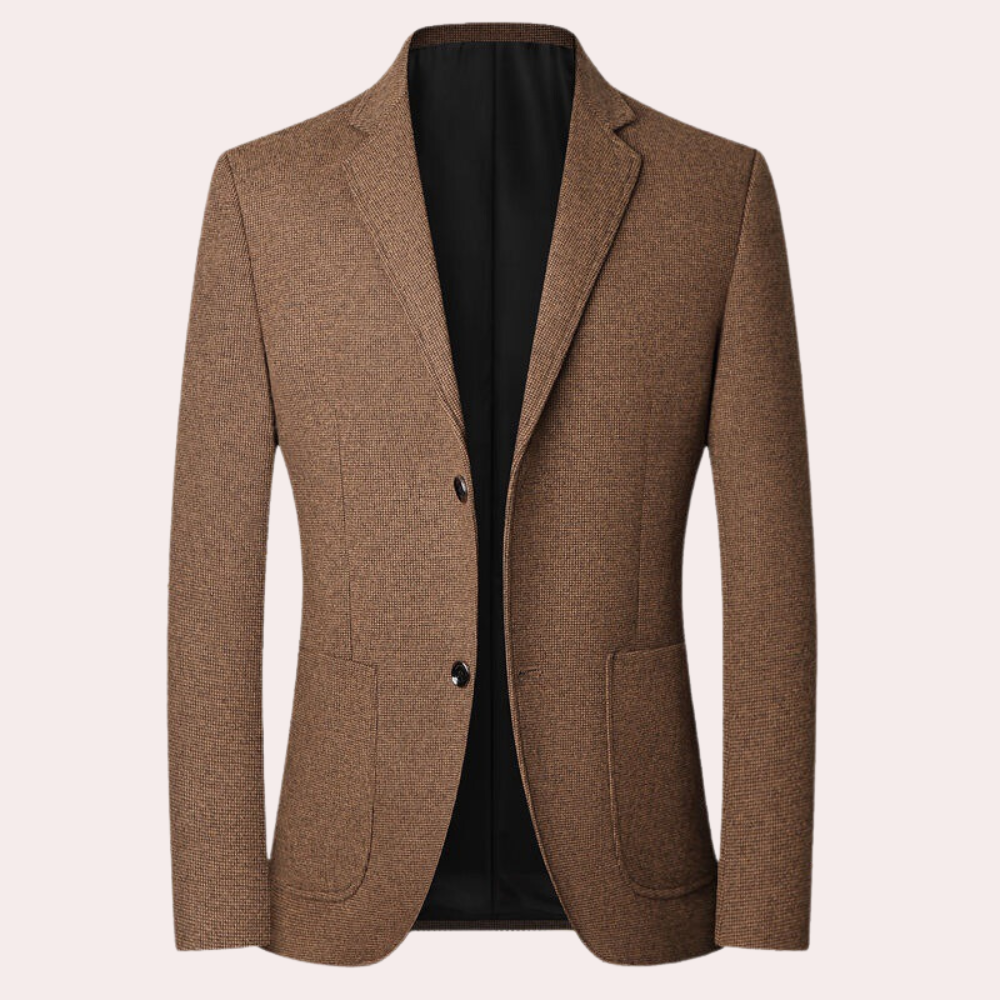 Mimir - Blazer formel rétro à carreaux pour homme