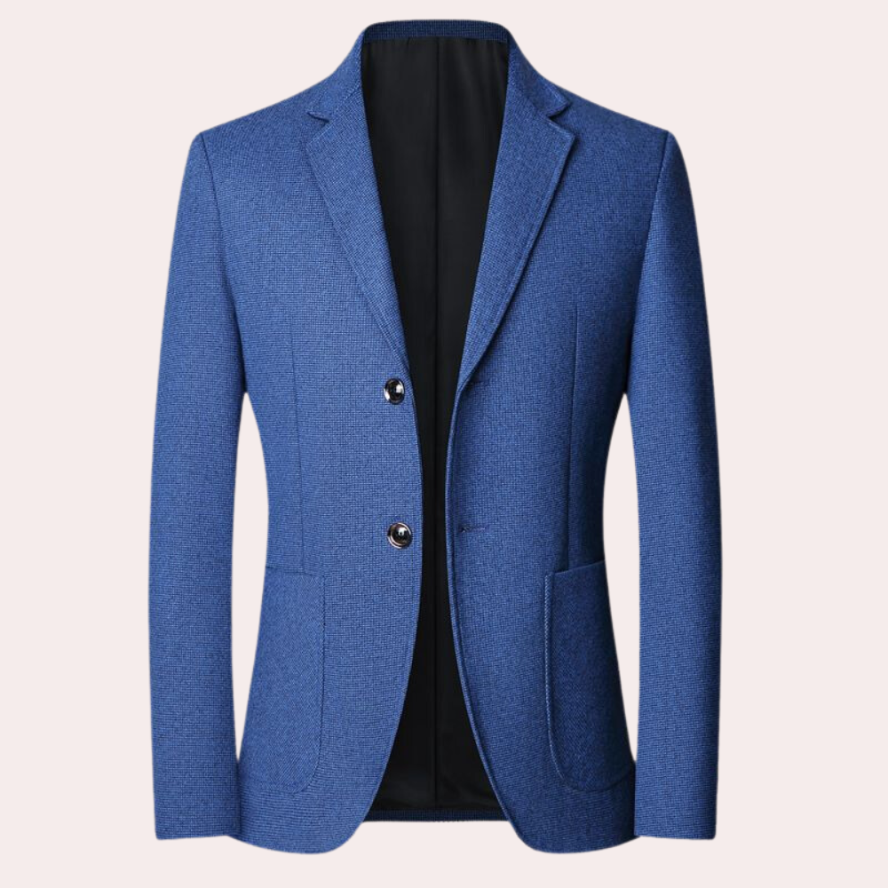 Mimir - Blazer formel rétro à carreaux pour homme