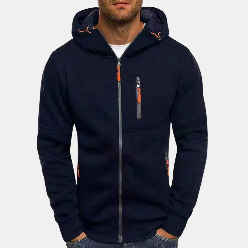 JACKS - Sweat à capuche zippé pour homme