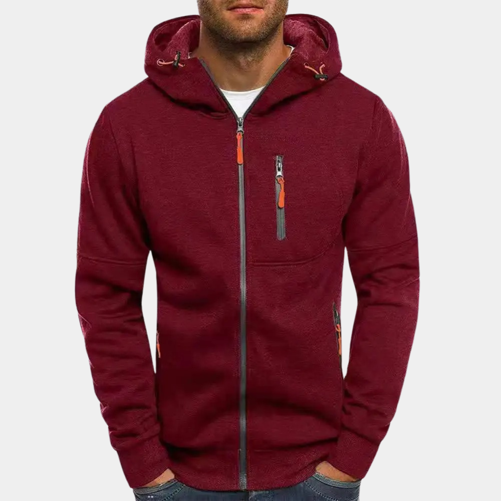 JACKS - Sweat à capuche zippé pour homme