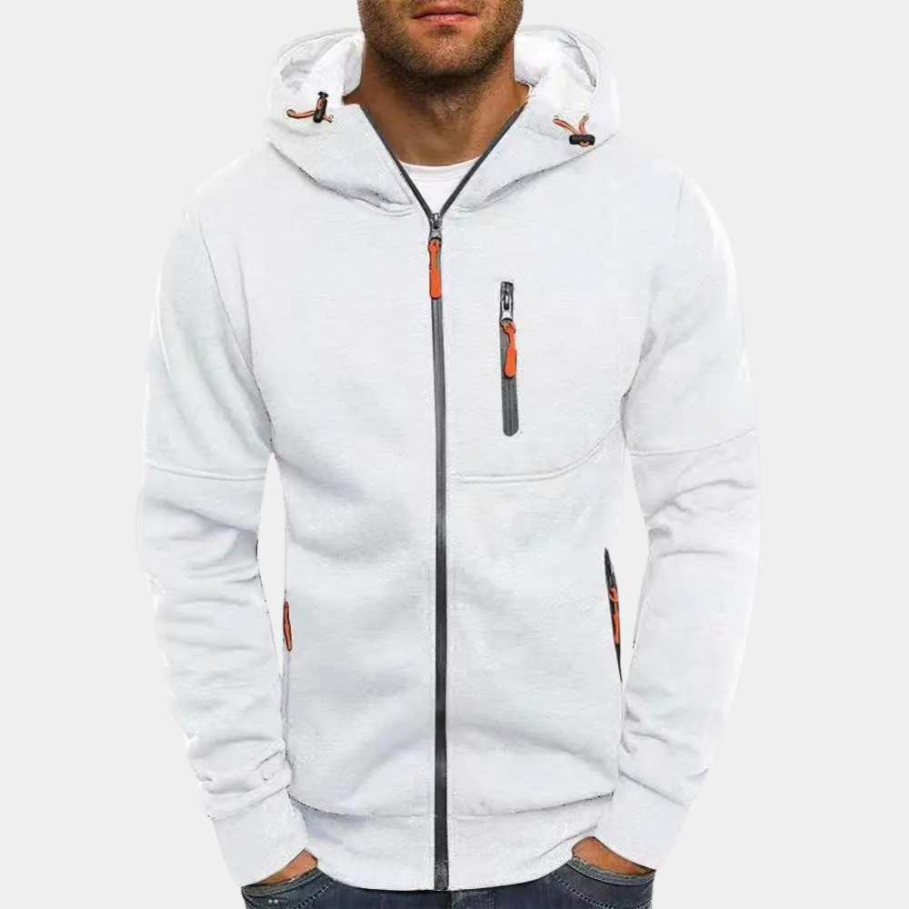 JACKS - Sweat à capuche zippé pour homme