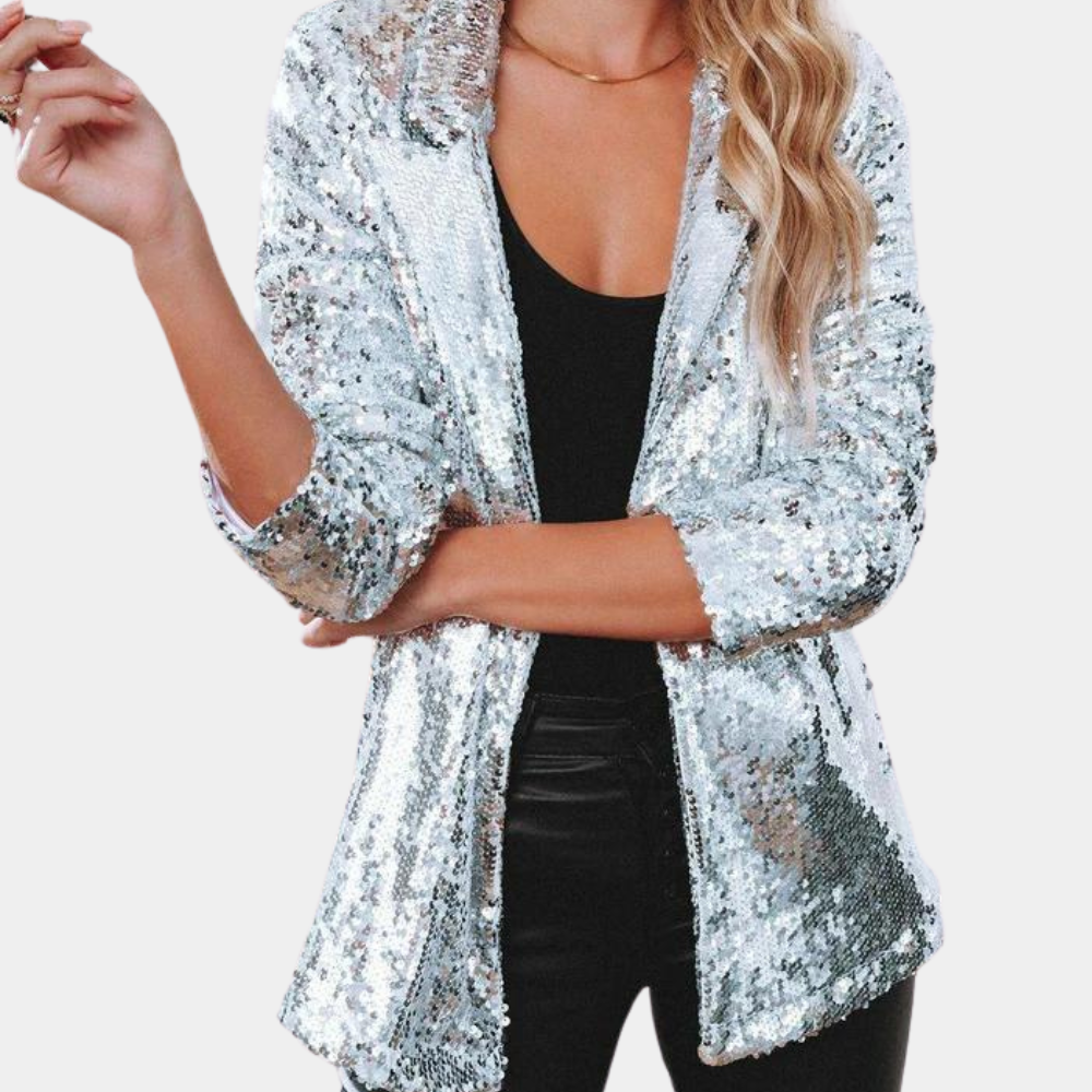 Ines - Blazer élégant à paillettes pour dames