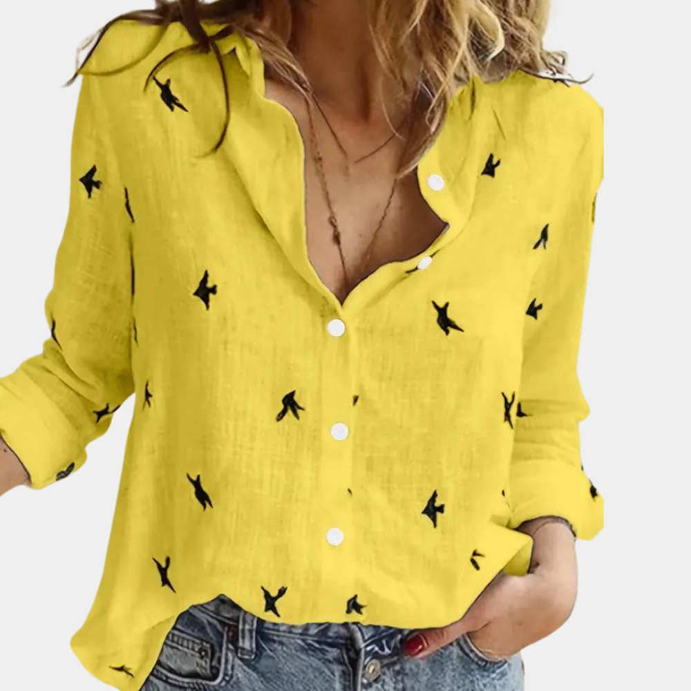 Laumina - Chemisier élégant à manches longues pour femmes