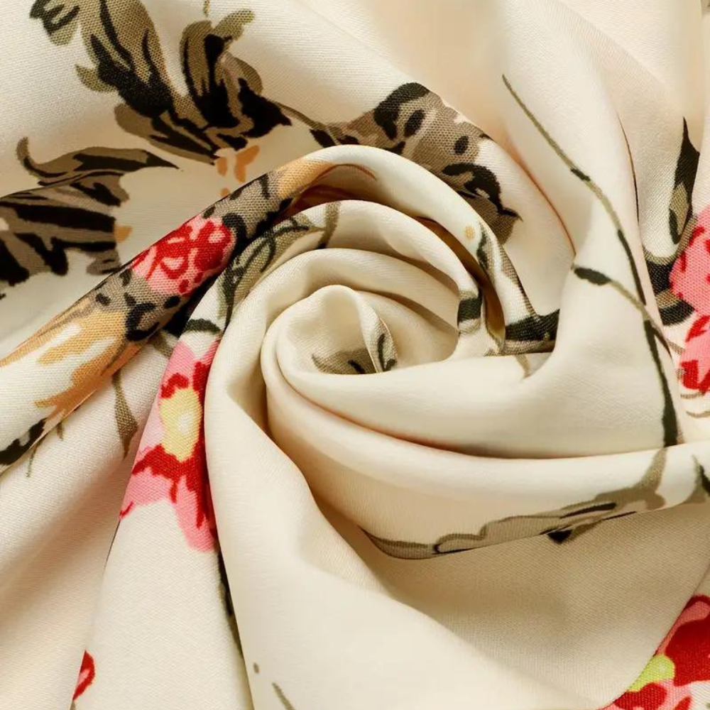 Robe longue élégante à fleurs pour femmes