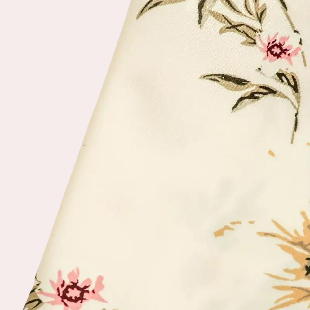 Robe longue élégante à fleurs pour femmes