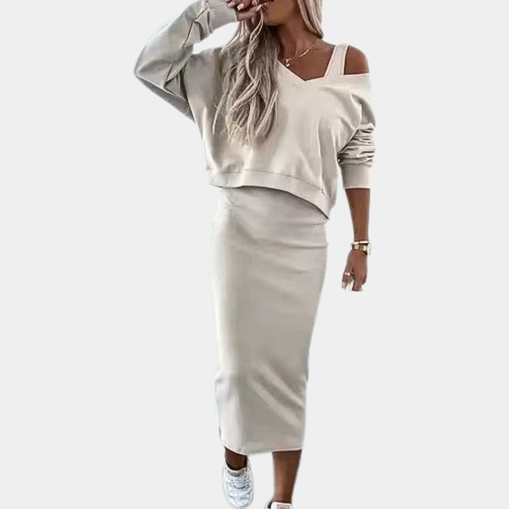 Robe pull élégante pour femme pour un look chic