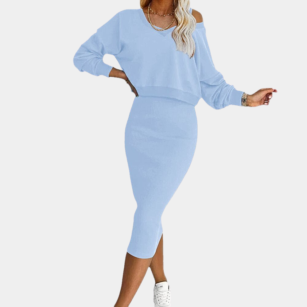 Robe pull élégante pour femme pour un look chic