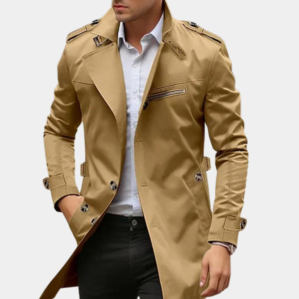 Trench-coat élégant pour hommes