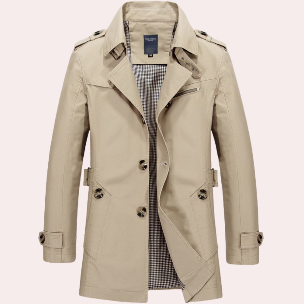 Trench-coat élégant pour hommes