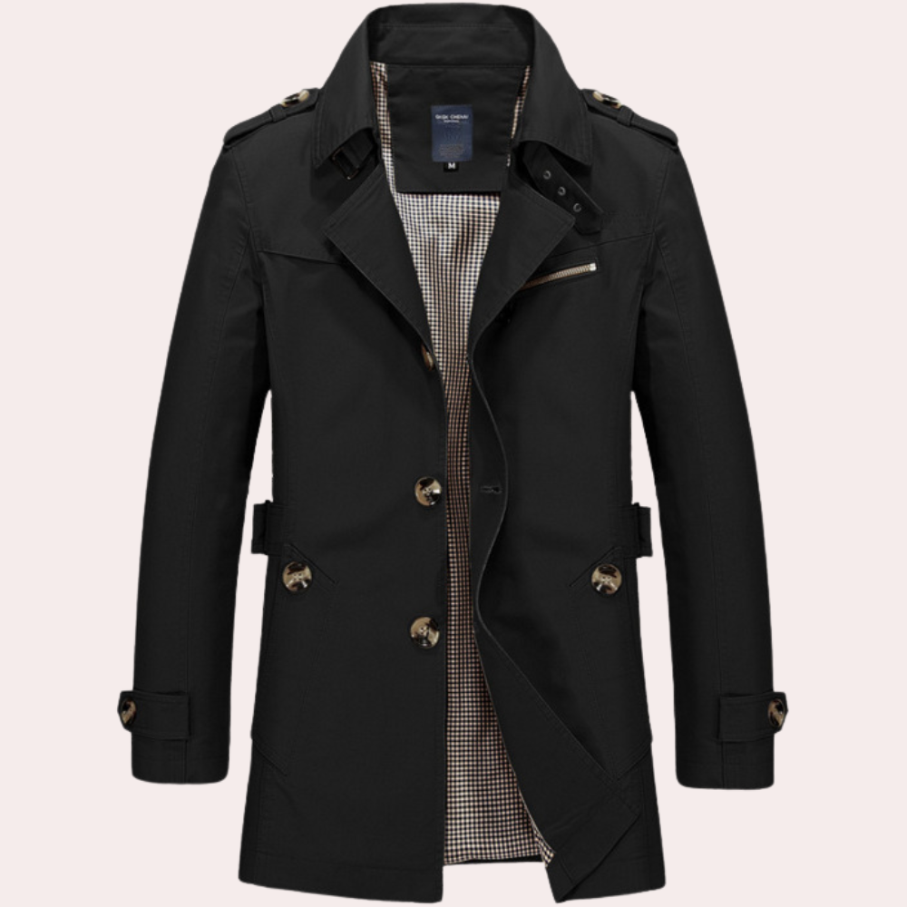 Trench-coat élégant pour hommes