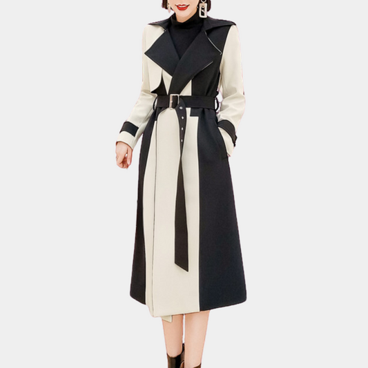 Trench-coat pour femmes avec ceinture élégante