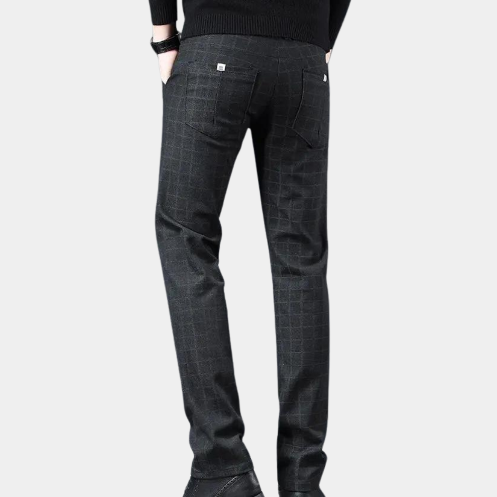 Pablo - Pantalon classique à carreaux pour hommes pour un style intemporel