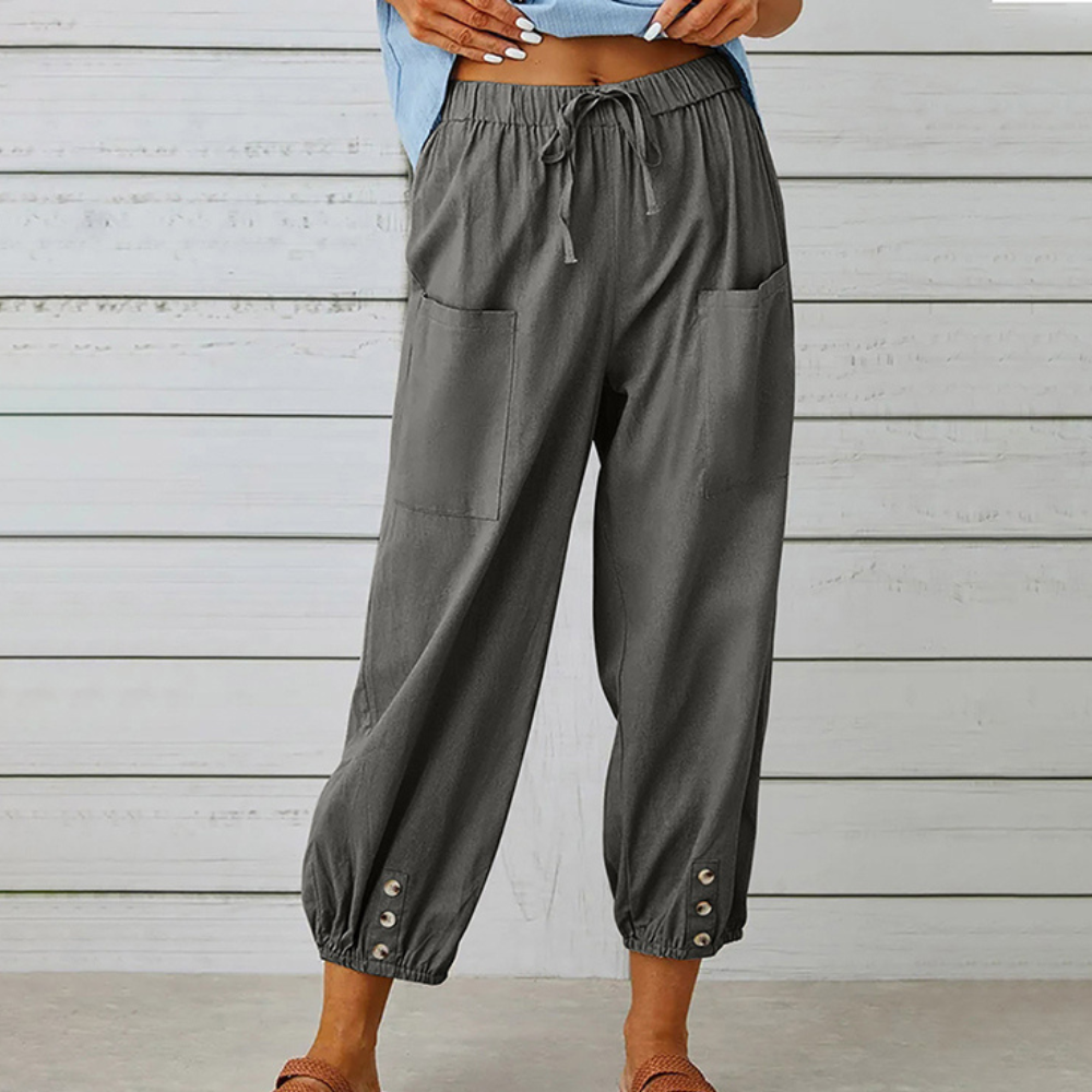 Pantalon pour femmes élégant et confortable avec jambes larges à la mode