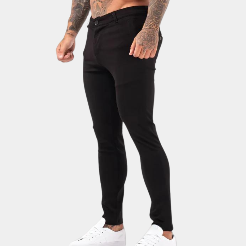 Pantalon de coupe décontractée pour homme, élégant et confortable