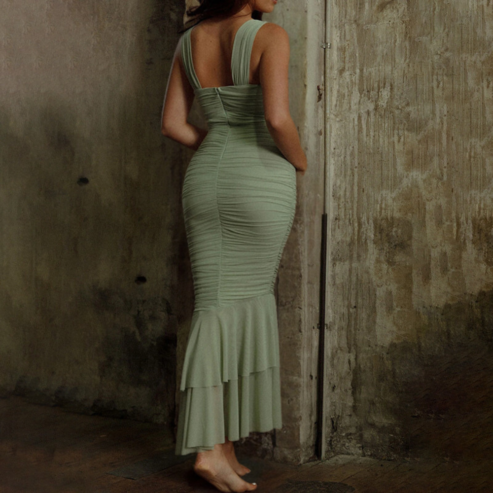 Aleksandra - Robe longue élégante et étroite pour femmes