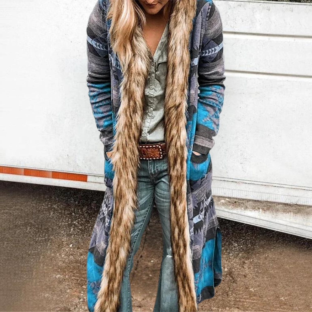 Myra - Veste de luxe élégante pour femmes avec capuche stylée