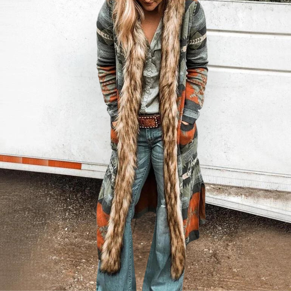 Myra - Veste de luxe élégante pour femmes avec capuche stylée