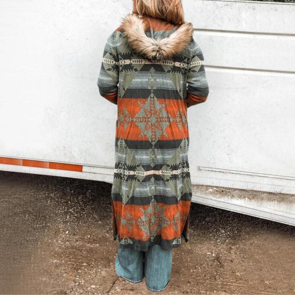 Myra - Veste de luxe élégante pour femmes avec capuche stylée