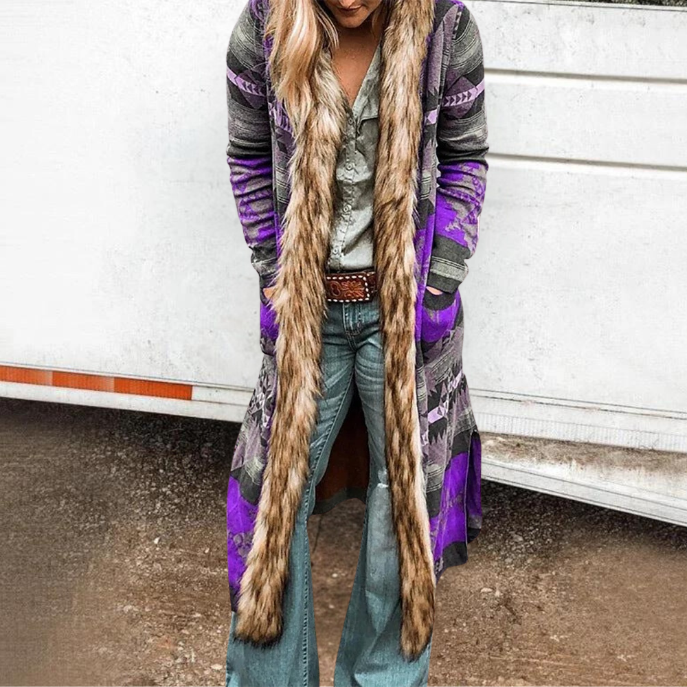 Myra - Veste de luxe élégante pour femmes avec capuche stylée