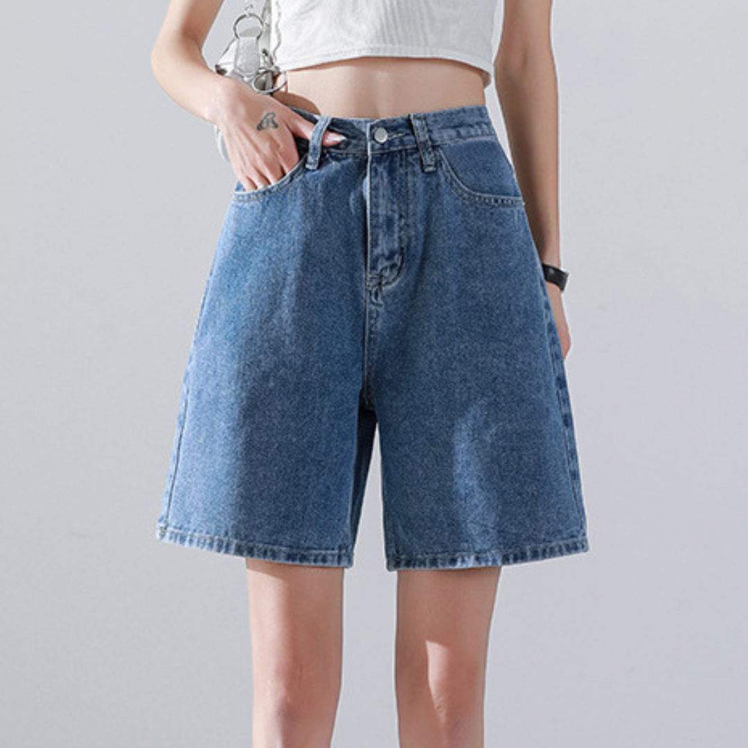 Liesel - Short droit en denim élégant pour femmes