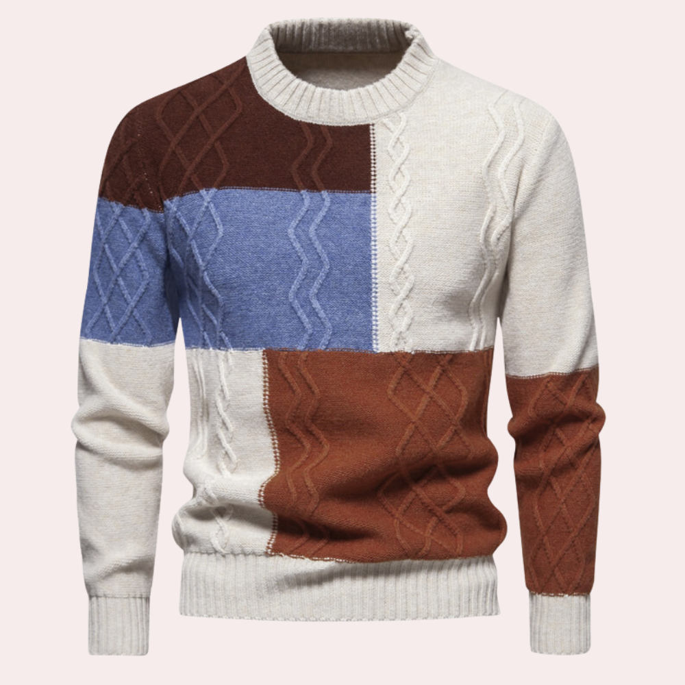 Boian - Pull en maille douce pour l'homme moderne