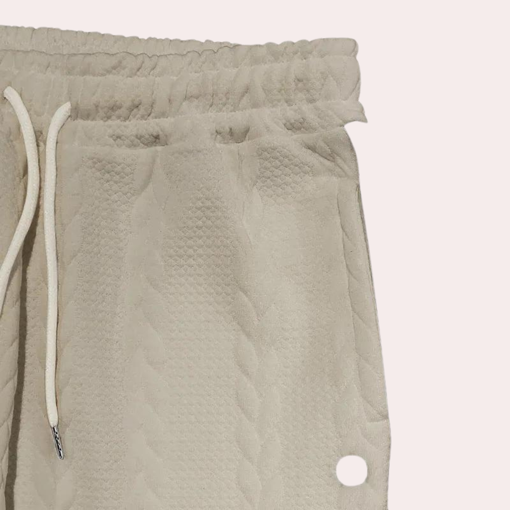 Christos - Pantalon pour homme confortable et élégant avec une ceinture souple